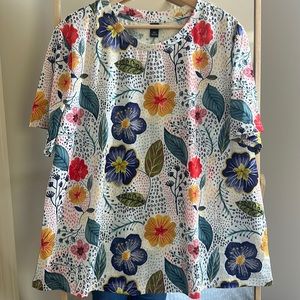 Emery Rose SHEIN floral tee